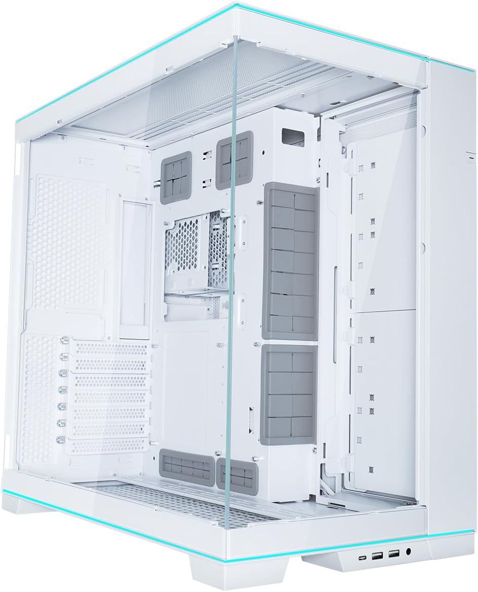 Lian Li O11 Dynamic EVO RGB Edition (White) Mid Tower 2 Sided Tempered Glass Gaming Case Lian Li O11 Dynamic EVO RGB Edition (White) Mid Tower 2 Sided Tempered Glass Gaming Case